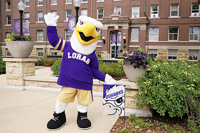 Photo of the mascot waving. Link to Gifts of Life Insurance. life.jpg