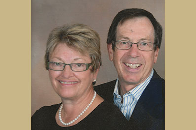 Ted (’72) and Dianne Haas. Link to their story